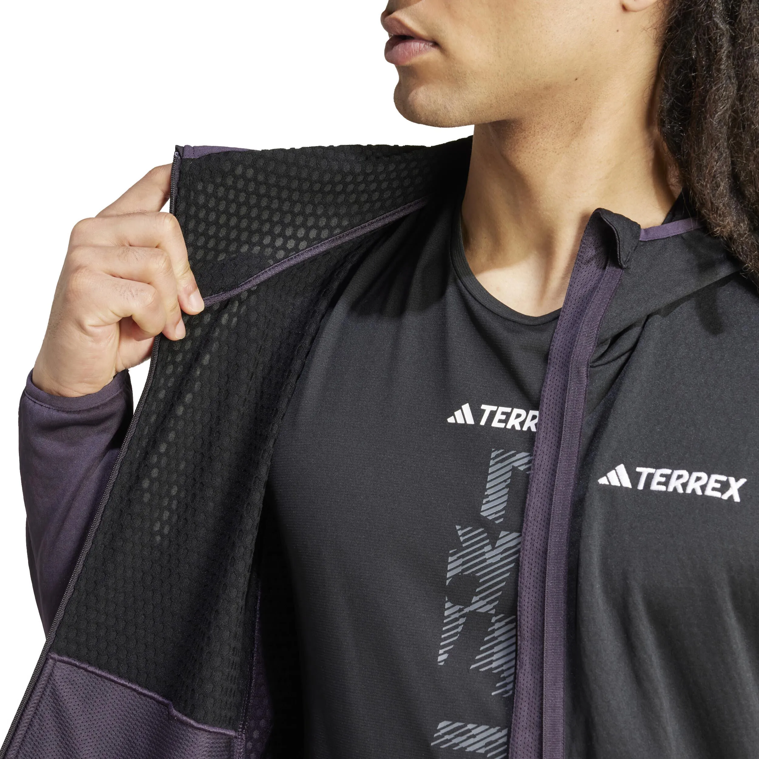 adidas Terrex XPR Light Flatlock Chaqueta Para Correr Hombres