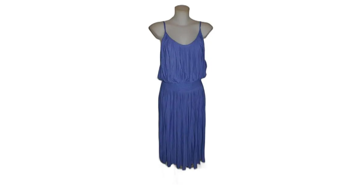 Alberta Ferretti Vestido midi Azul claro 