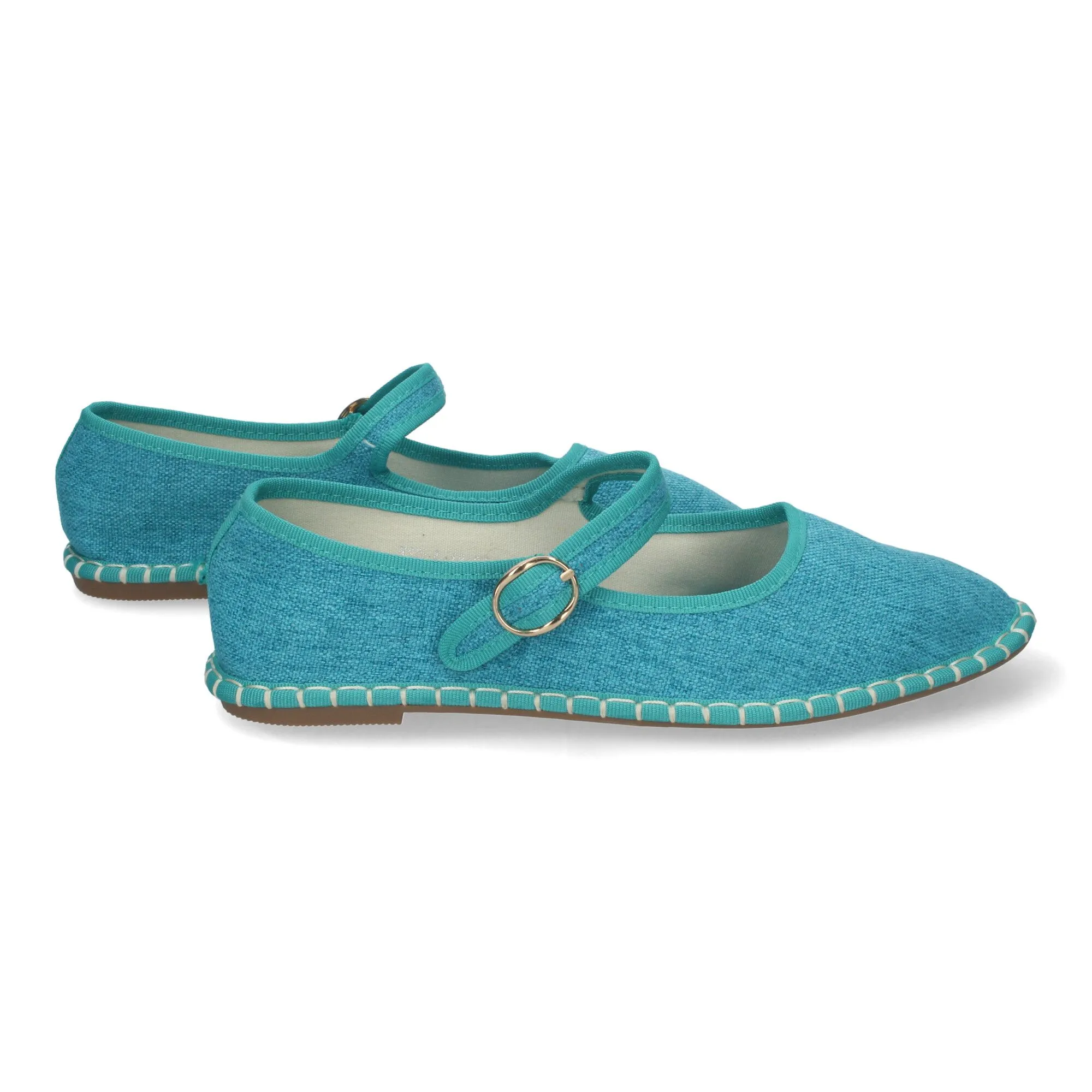 ALPARGATAS PLANAS VENECIANAS CóMODAS PARA MUJER COLOR AZUL YSDA