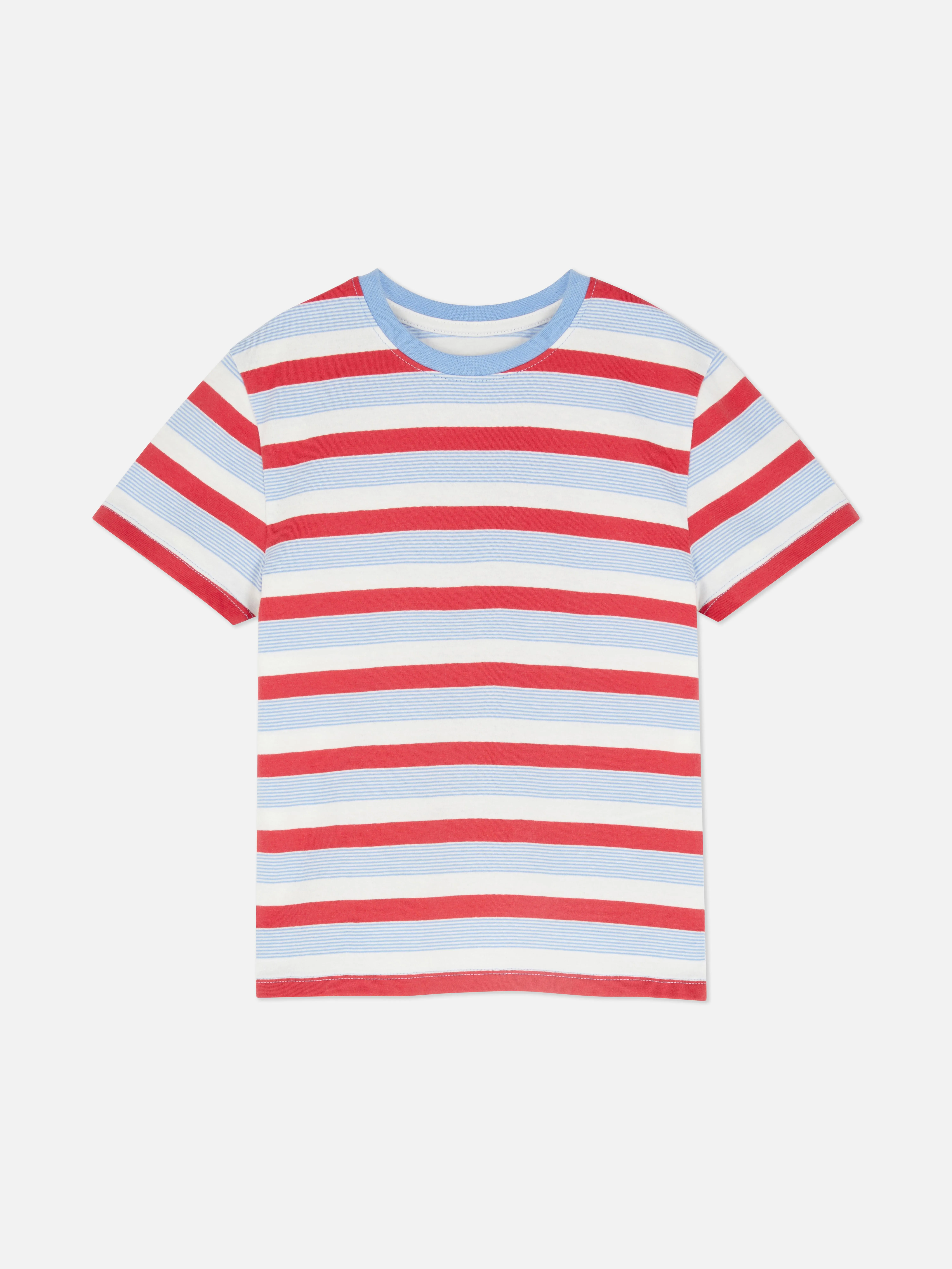 Camisa de manga corta a rayas