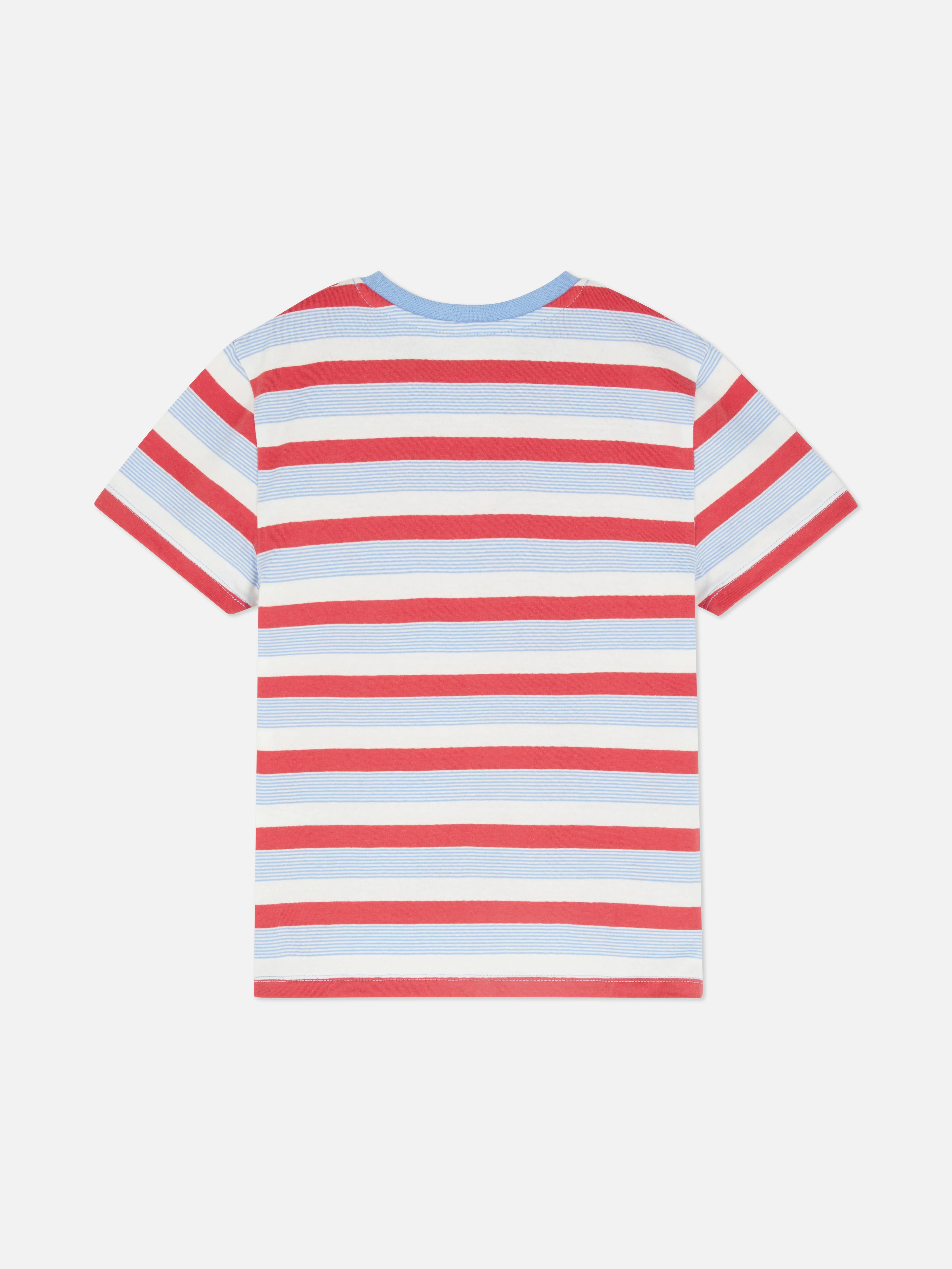 Camisa de manga corta a rayas