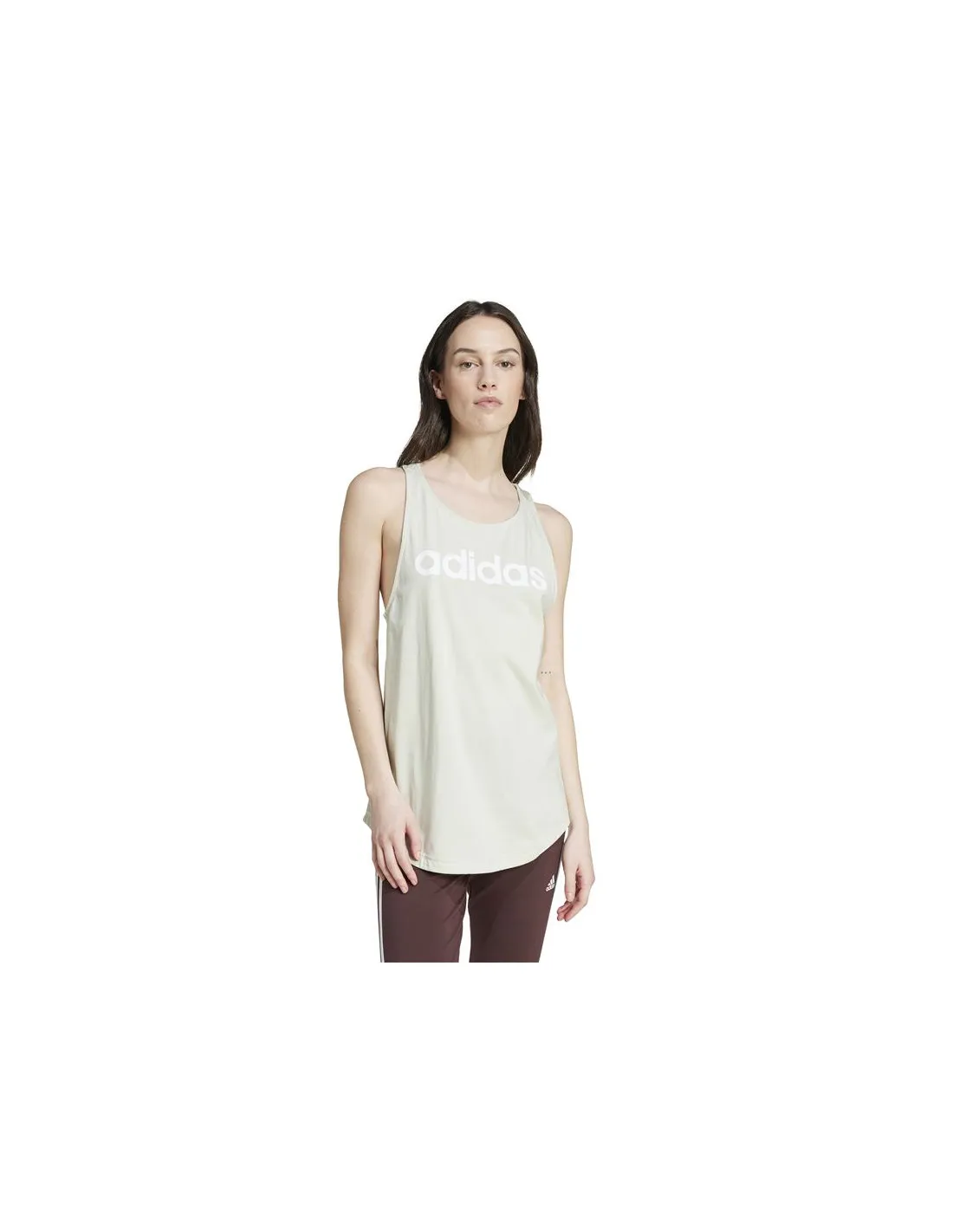 Camiseta adidas Essentials Loose Logo Tank Top Mujer Verde