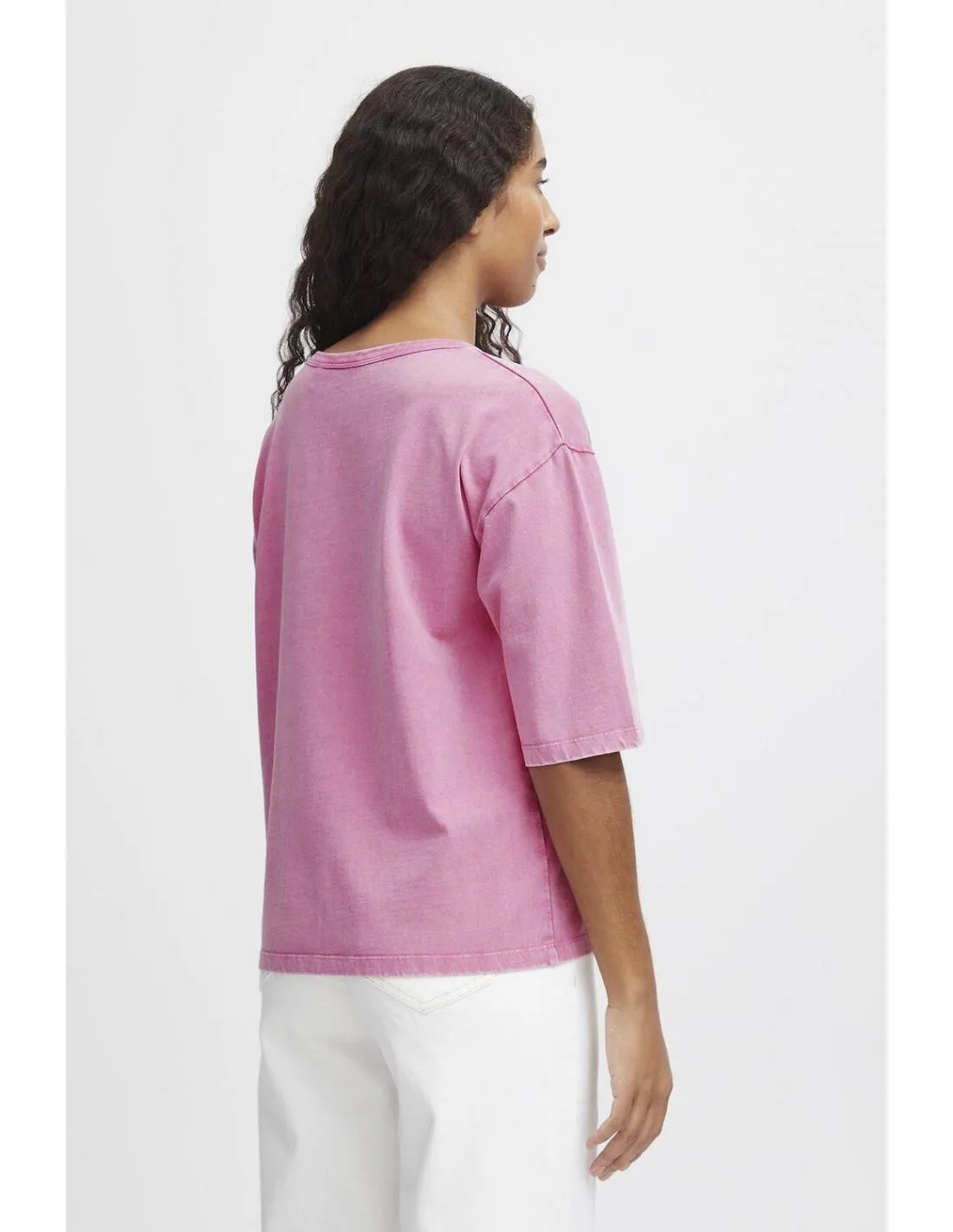 CAMISETA BÁSICA ROSA B.YOUNG TROLLO