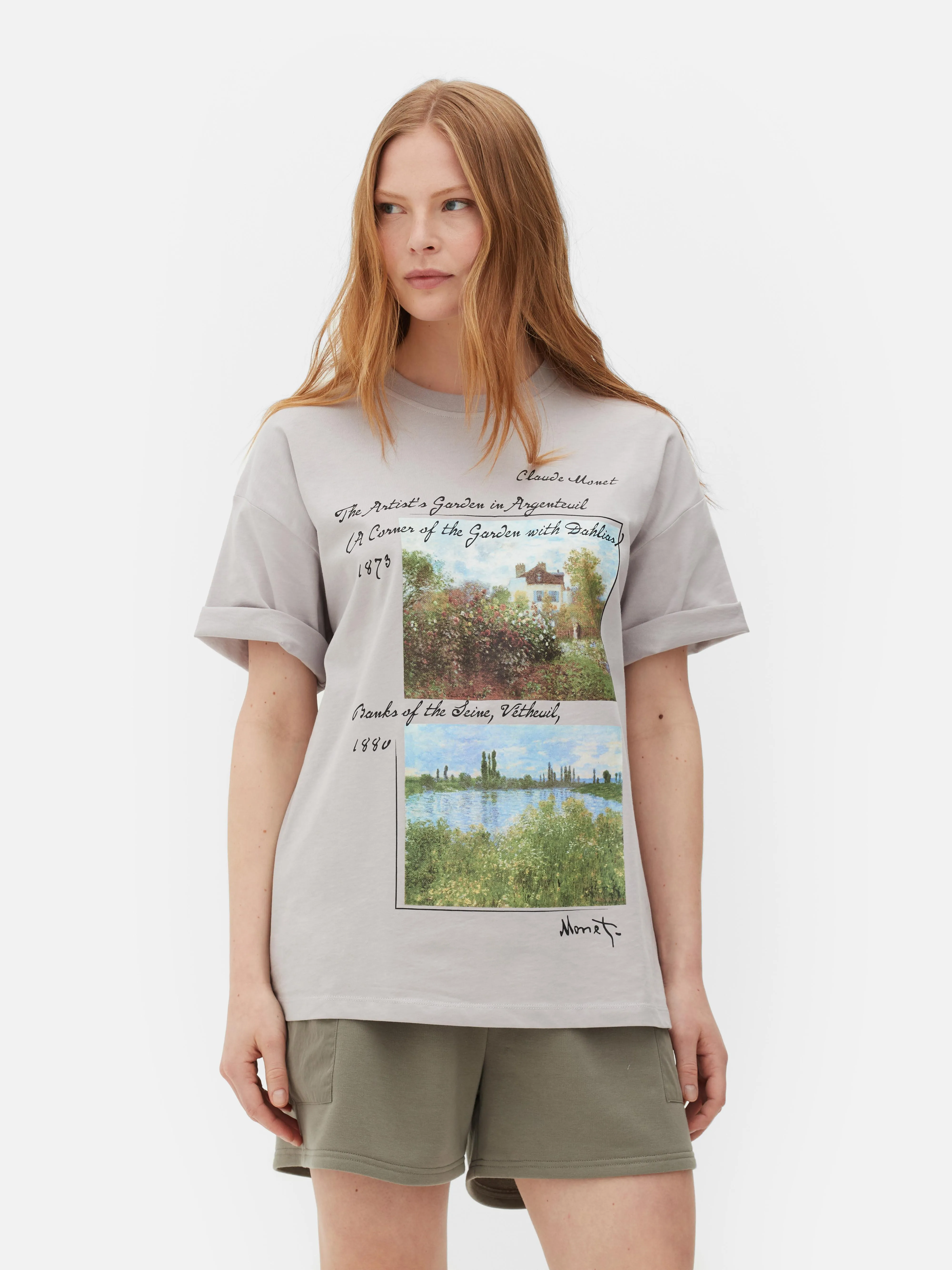 Camiseta extragrande de Claude Monet