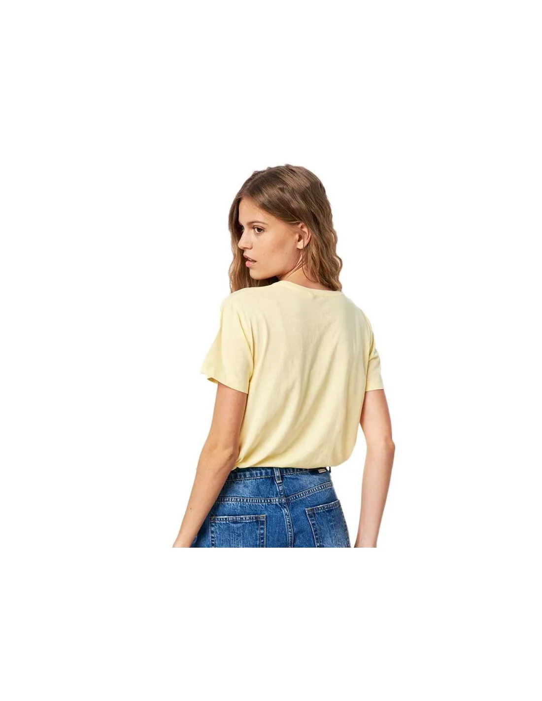 CAMISETA RIP CURL REENTRY STANDAR TEE W YELLOW