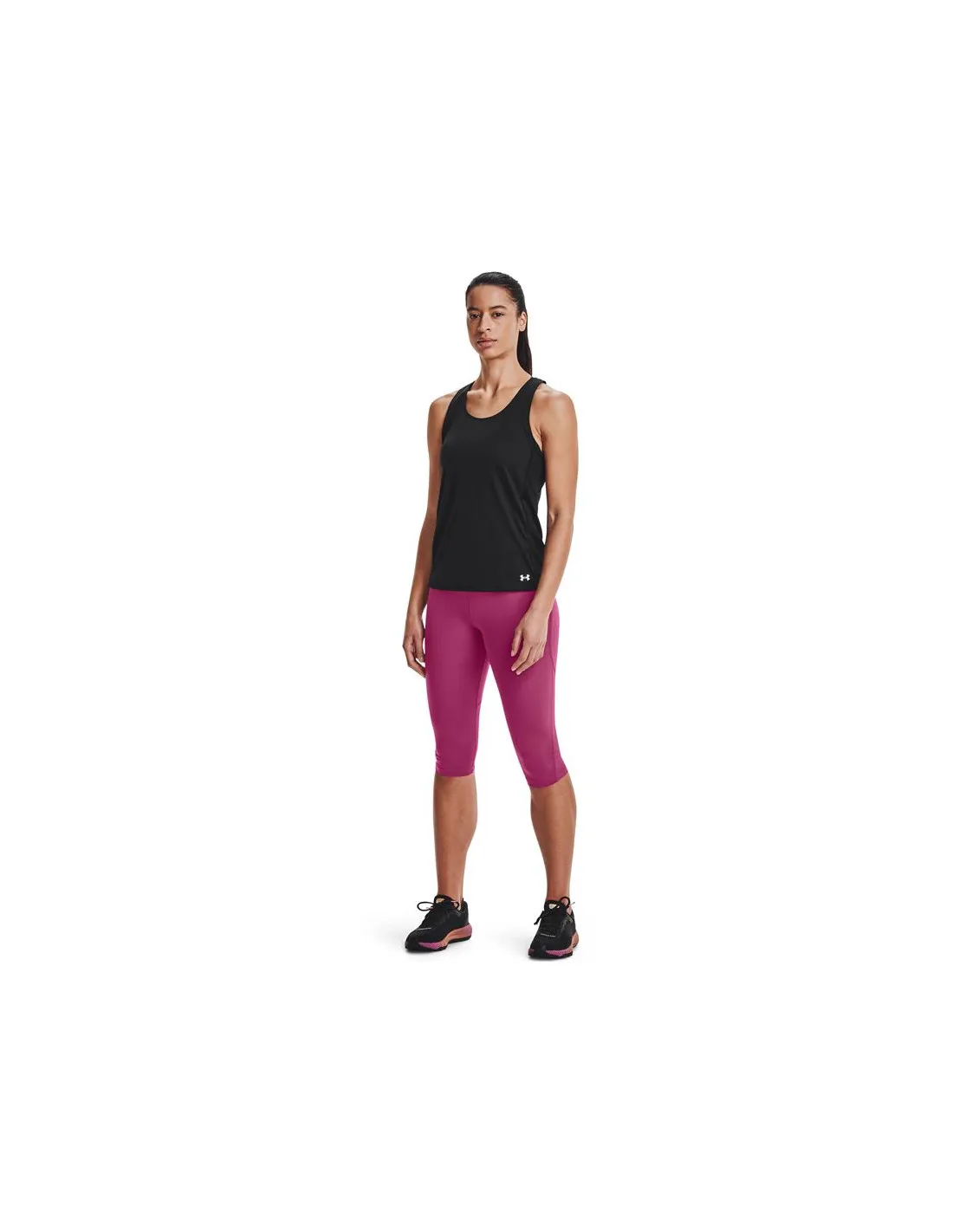 CAMISETA SIN MANGAS UNDER ARMOUR FLYBY MUJER BK