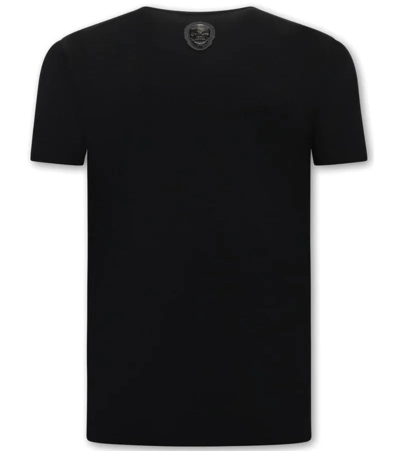 CAMISETAS ESTAMPADAS THUG LIFE  NEGRO