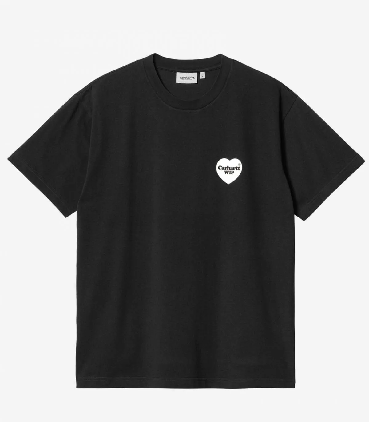 CARHARTT WIP  CAMISETA PARA HOMBRE NEGRA  HEART BANDANA T