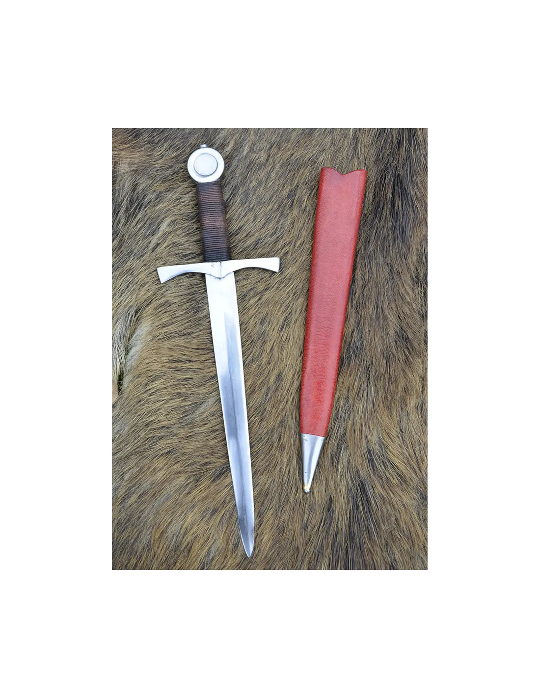 Daga decorativa Arquero medieval con vaina