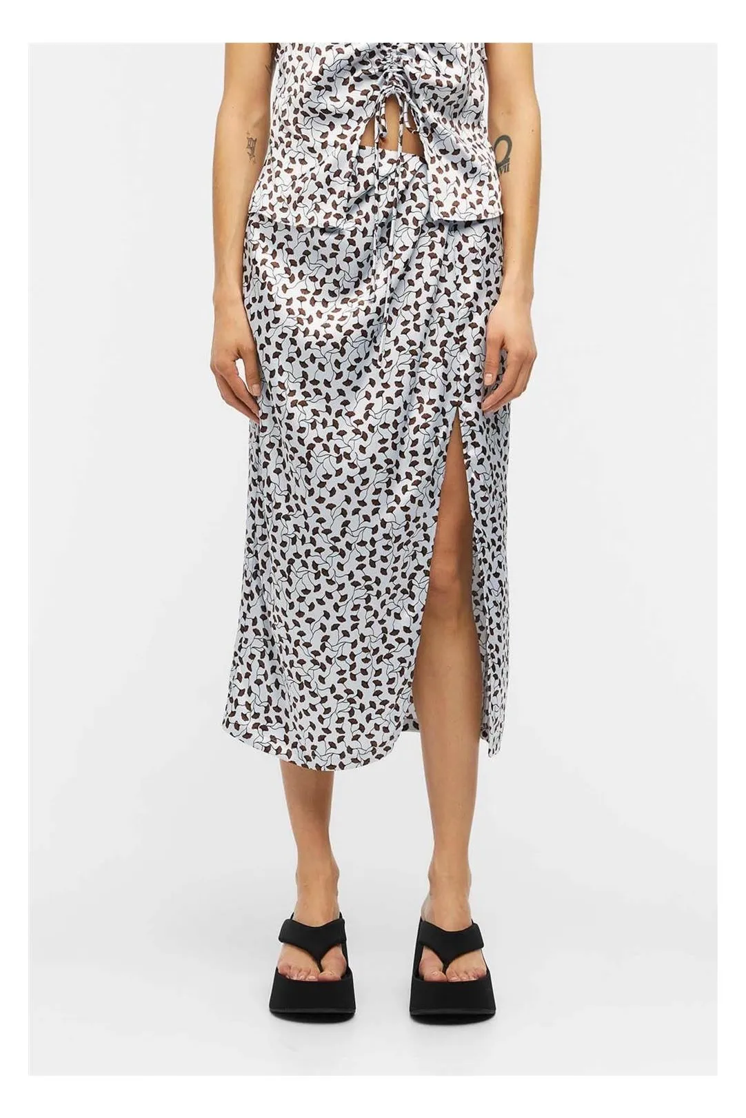 FALDA MIDI OBJKATJA AZUL