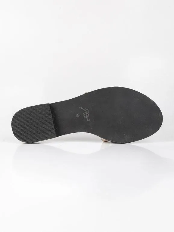Gattinoni Zapatillas de piel con logo
