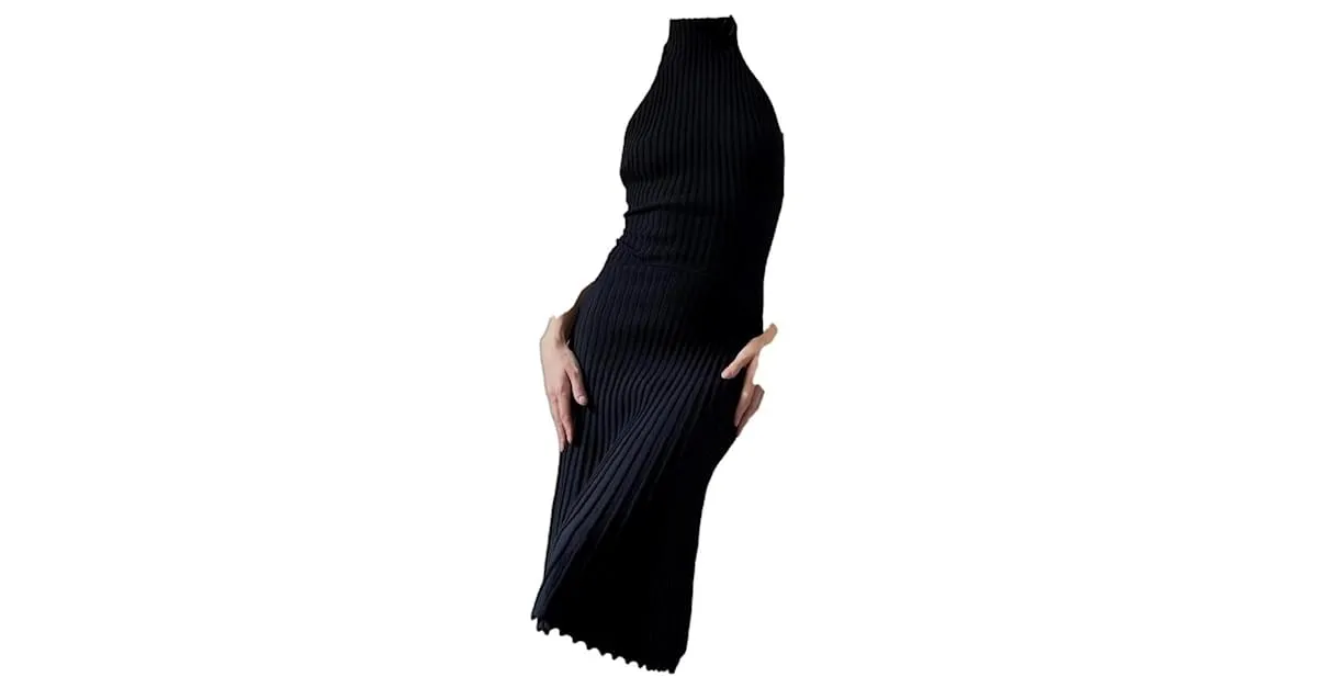 Gianni Versace Vestidos Negro 