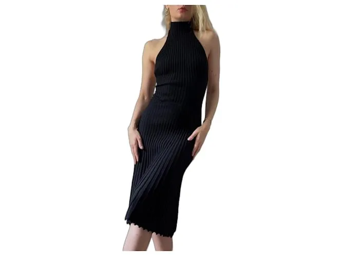 Gianni Versace Vestidos Negro 