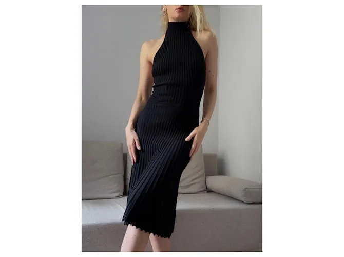 Gianni Versace Vestidos Negro 