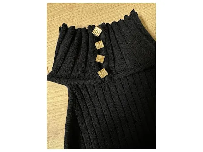 Gianni Versace Vestidos Negro 