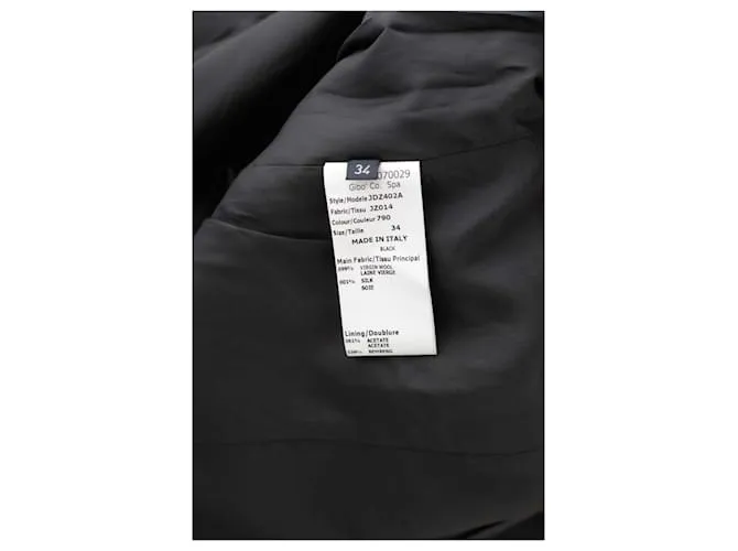 Jil Sander Vestido negro 