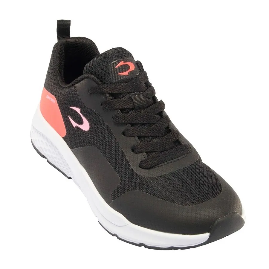 J.Smith RAYEN Zapatillas Mujer Negro Rosa