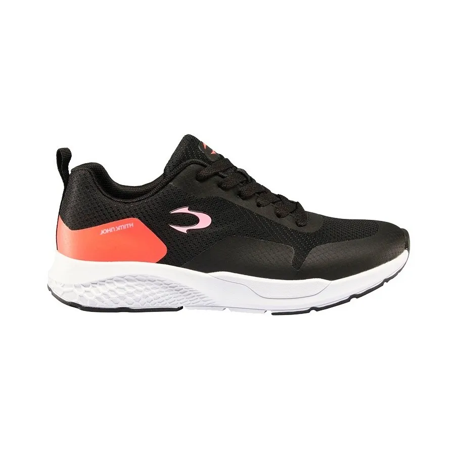 J.Smith RAYEN Zapatillas Mujer Negro Rosa