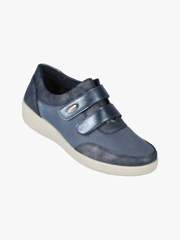 Moenia Zapatillas confort de mujer con roturas.
