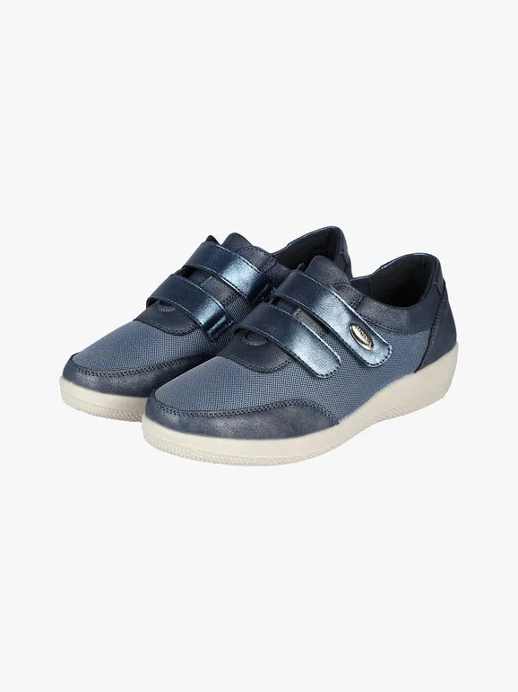 Moenia Zapatillas confort de mujer con roturas.
