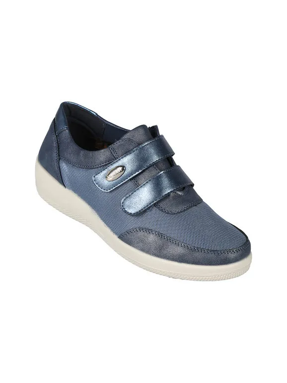 Moenia Zapatillas confort de mujer con roturas.
