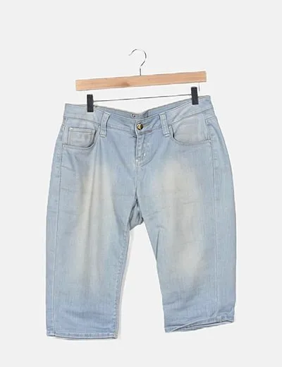 Monkee Genes Bermuda denim azul claro
