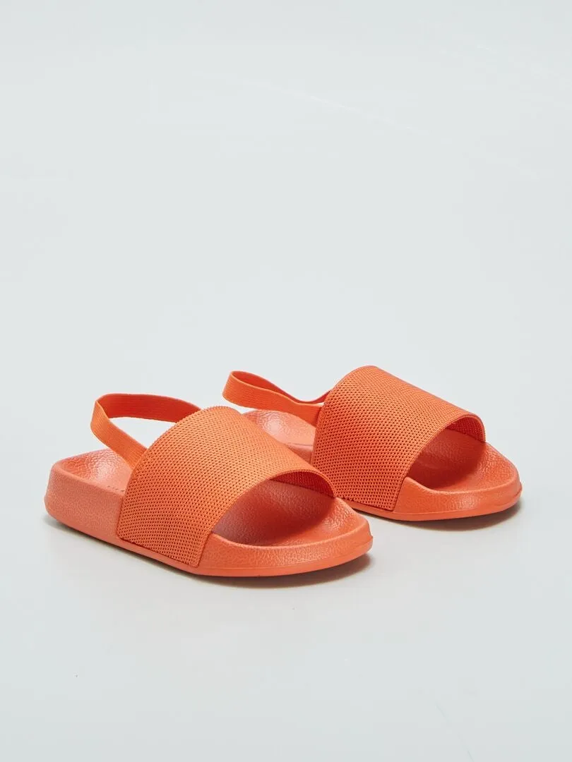 MULES DE PLAYA  NARANJA