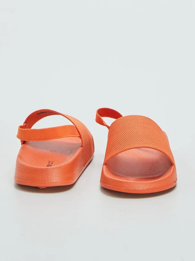 MULES DE PLAYA  NARANJA
