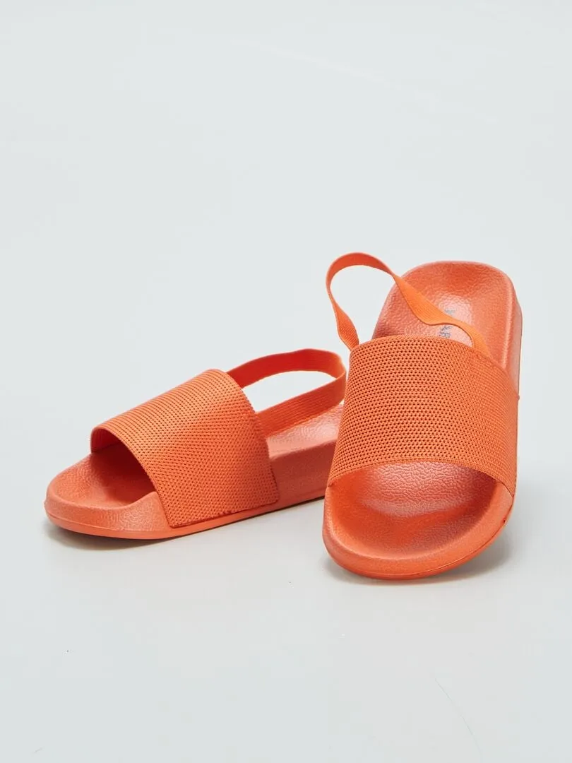 MULES DE PLAYA  NARANJA