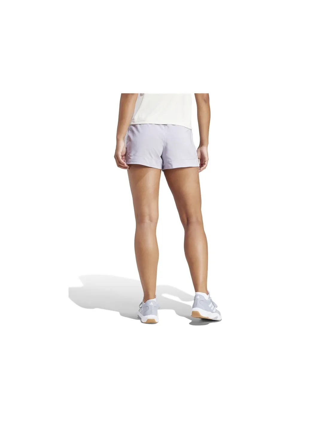 Pantalones adidas Pacer Training 3 Bandas Woven High Rise Mujer Gris