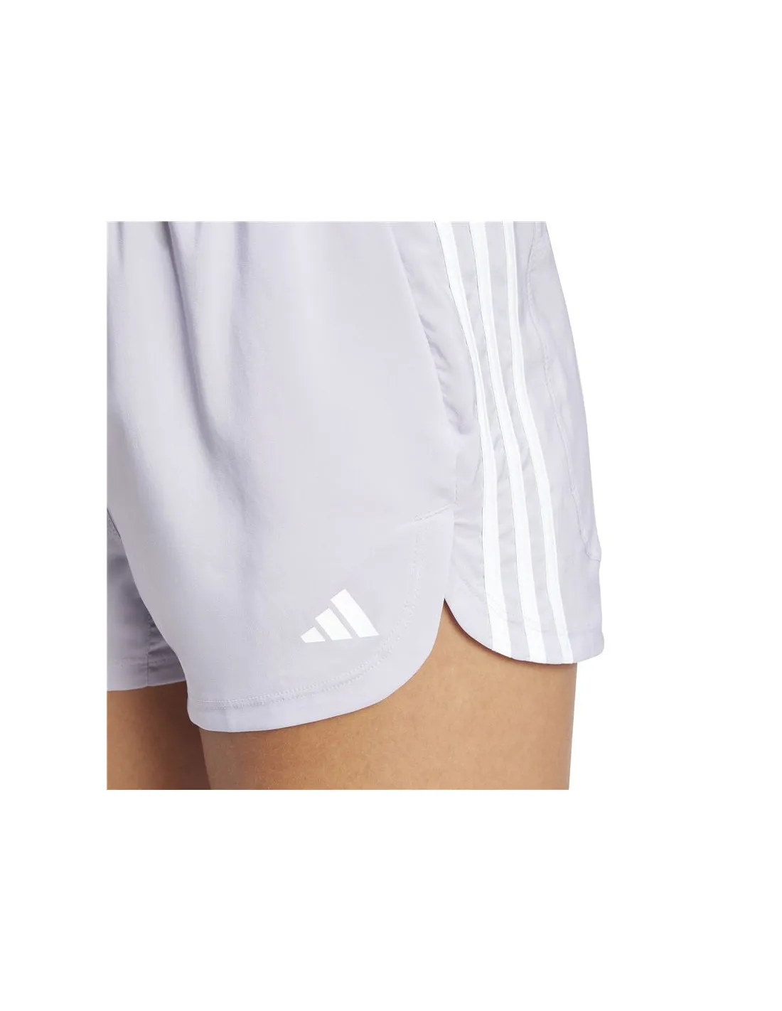 Pantalones adidas Pacer Training 3 Bandas Woven High Rise Mujer Gris