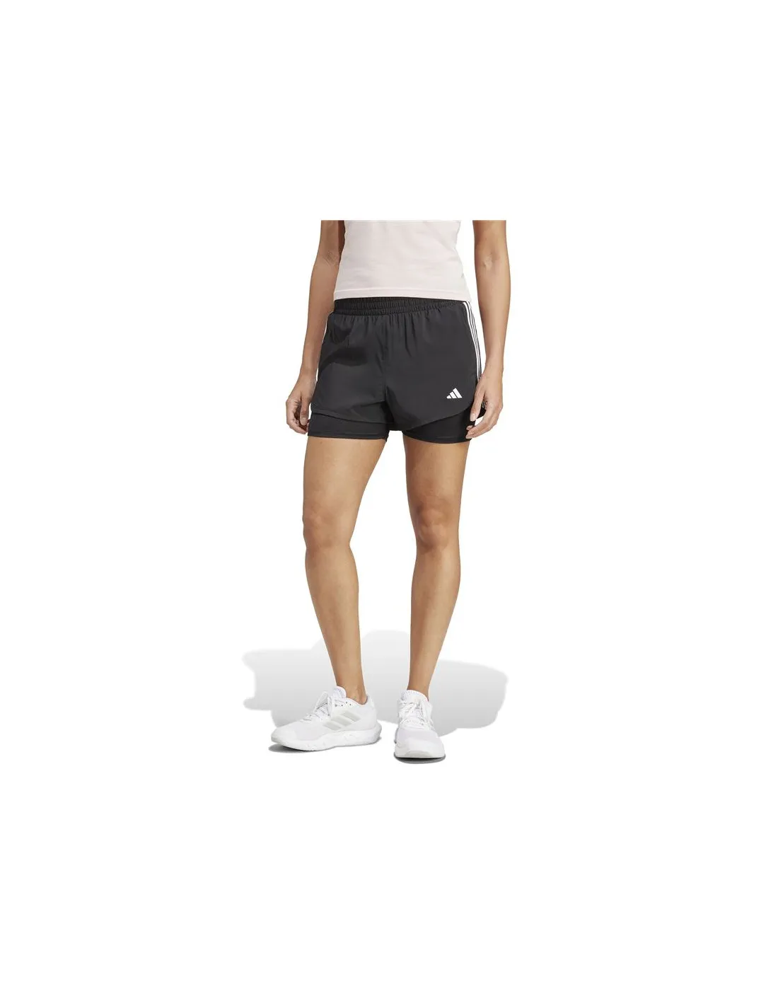 Pantalones de Fitness adidas Pacer 3 Bandas Training Woven Mujer Negro