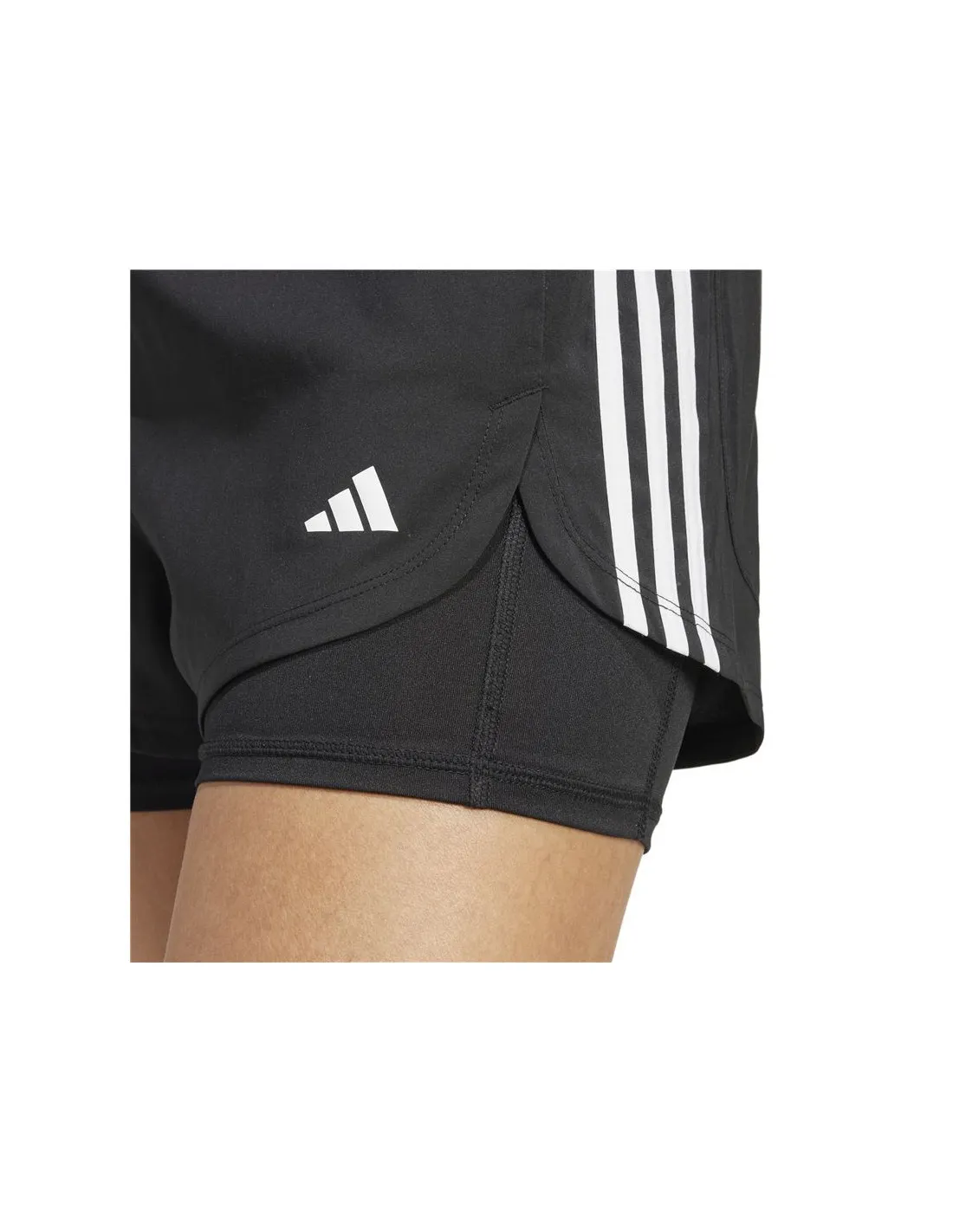 Pantalones de Fitness adidas Pacer 3 Bandas Training Woven Mujer Negro