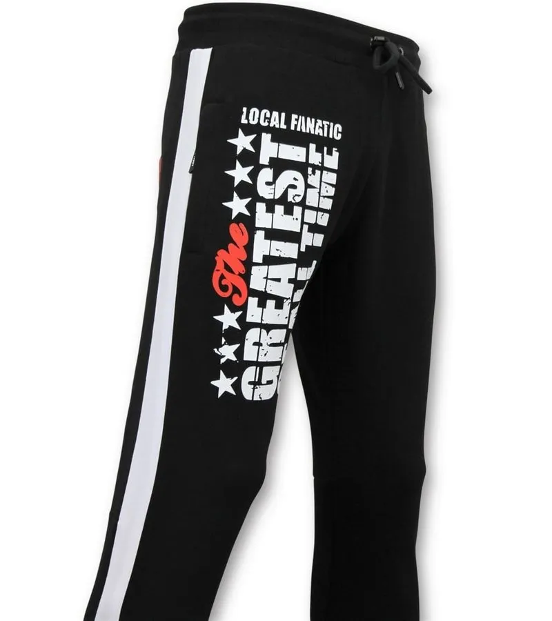 PANTALONES DEPORTIVOS  MUHAMMAD ALI  NEGRO