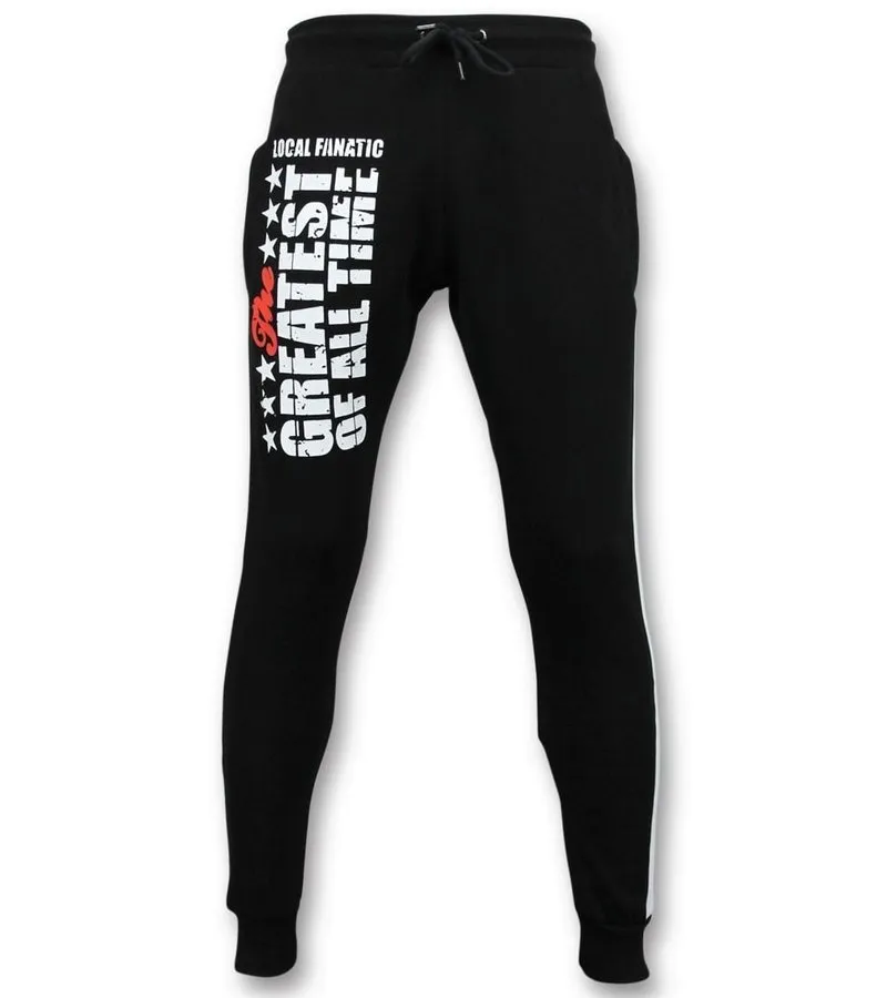 PANTALONES DEPORTIVOS  MUHAMMAD ALI  NEGRO