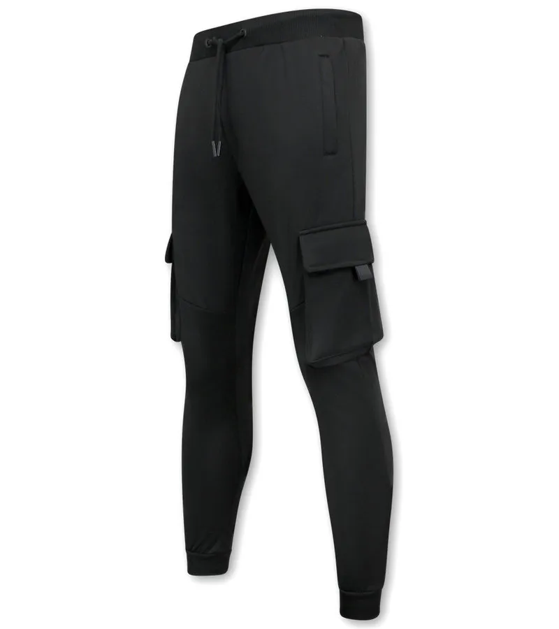 PANTALONES JOGGING  JA6803  NEGRO