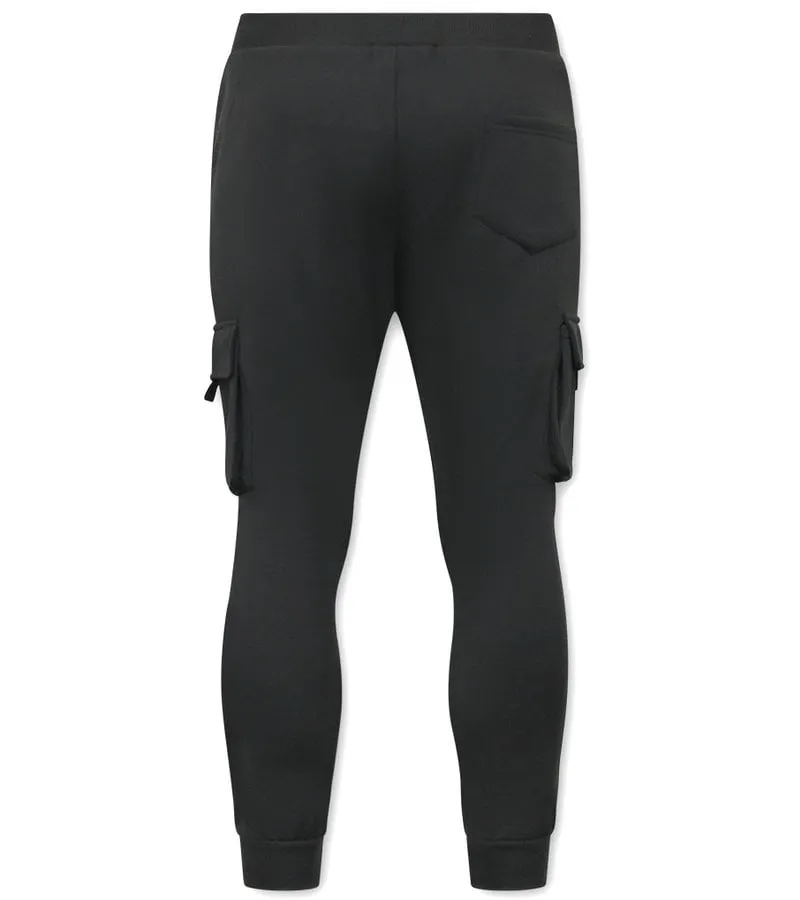 PANTALONES JOGGING  JA6803  NEGRO