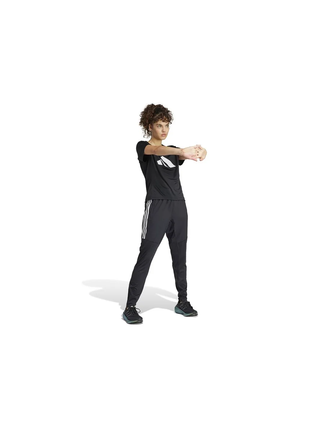 Pantalón de Running adidas Own the run 3Stripes Mujer Negro