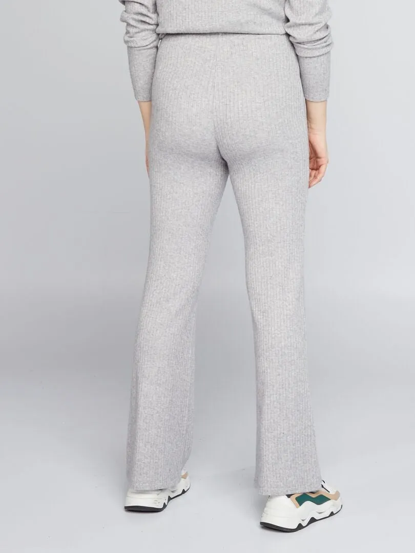 PANTALóN PREMAMá DE CANALé BOOTCUT/FLARE  GRIS