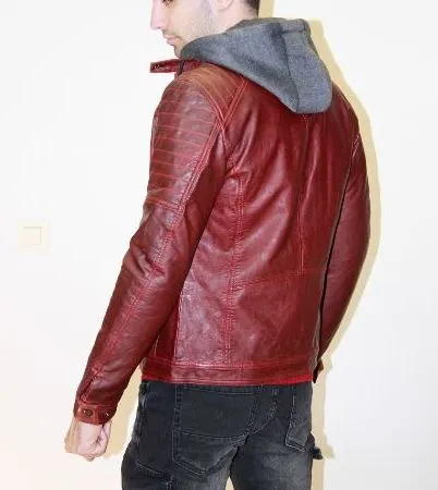 PARKA DE POLIPIEL LOWCOSTMANIA 4546 GRANATE