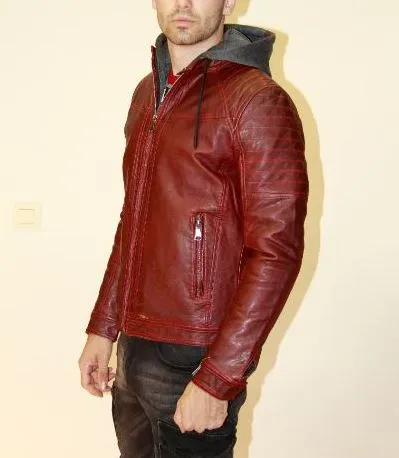 PARKA DE POLIPIEL LOWCOSTMANIA 4546 GRANATE