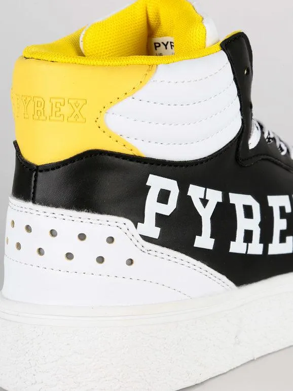 Pyrex Zapatillas altas bicolor con cordones