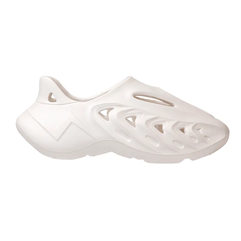 Sandalias de playa de unisex Eva Men Hollow Garden Title Dyeded Hiship Slippers Mujeres zapatillas de agua Slip on Foam Roder
