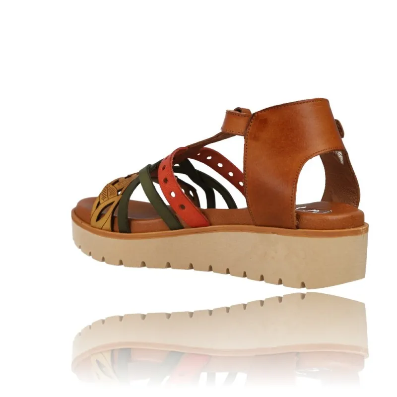 Sandalias de Verano para Mujer con Cuña Suave Modelo 5104