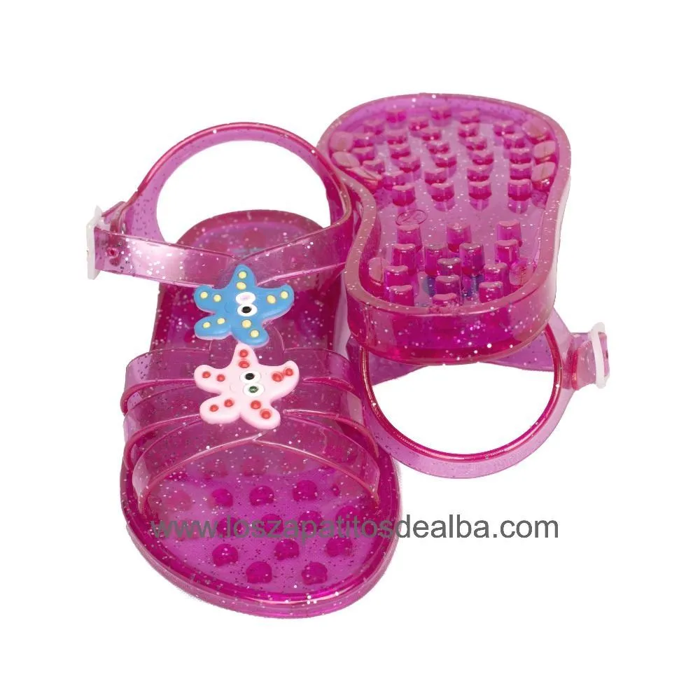 Sandalias Niña Playa Rosa Modelo Zitica