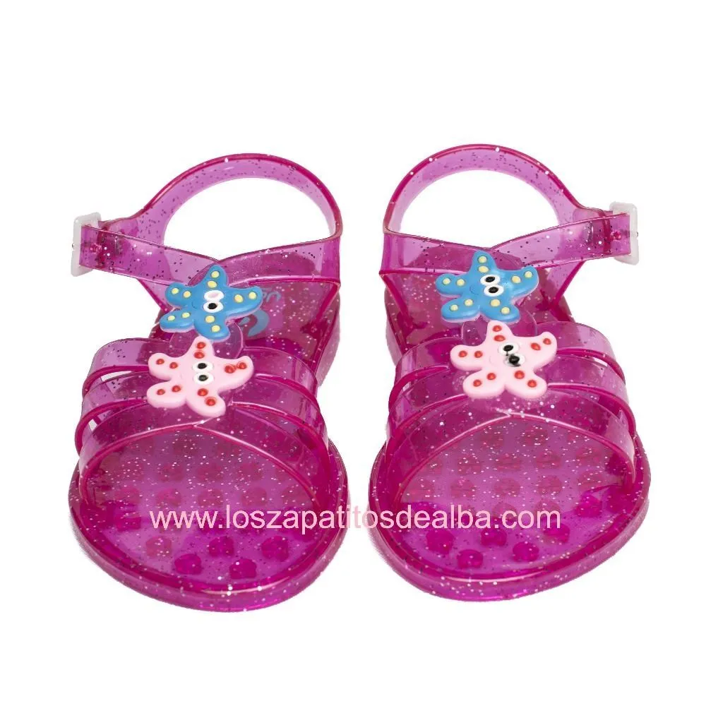 Sandalias Niña Playa Rosa Modelo Zitica
