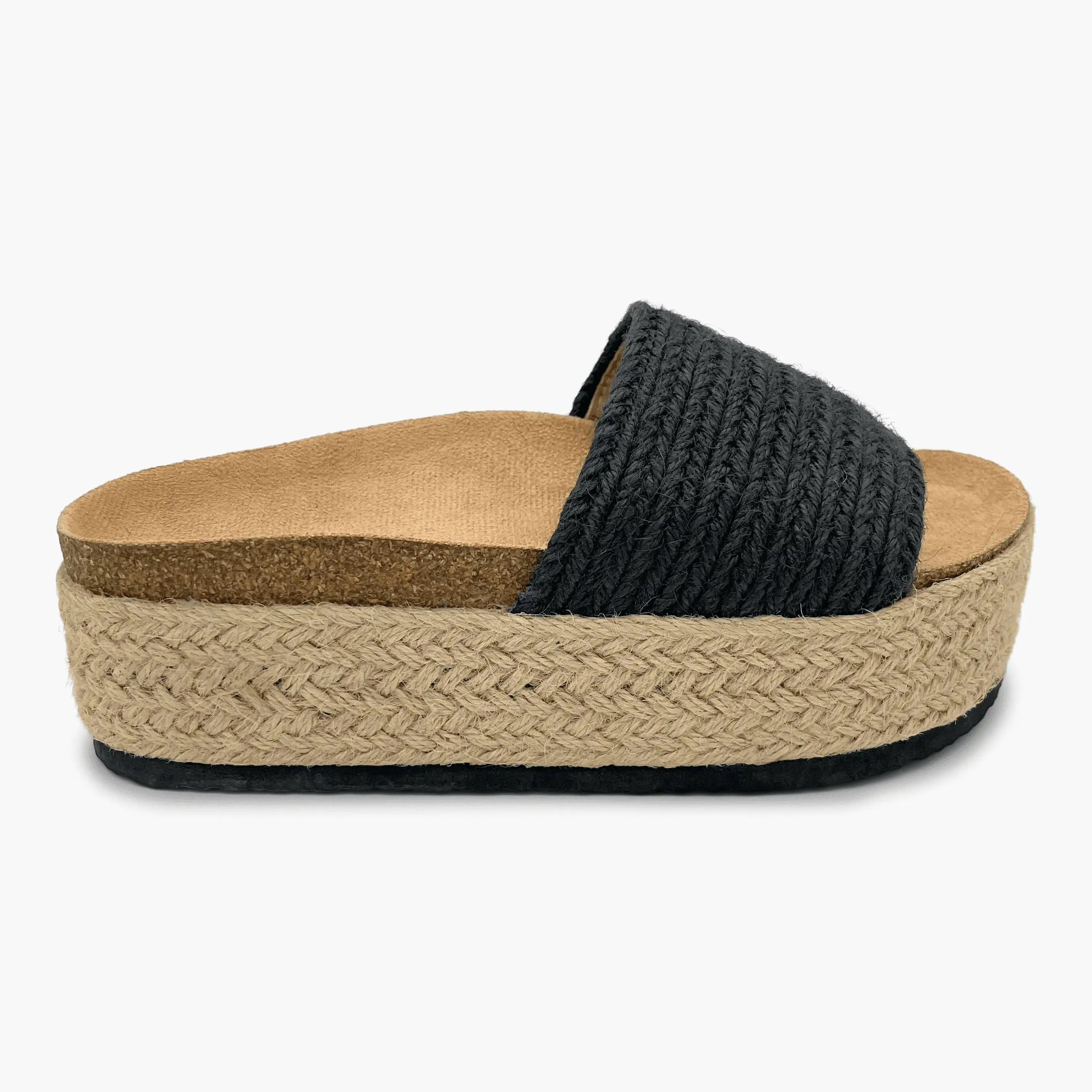 SOFA  SANDALIAS DE ESPARTO CON PLATAFORMA PLANA