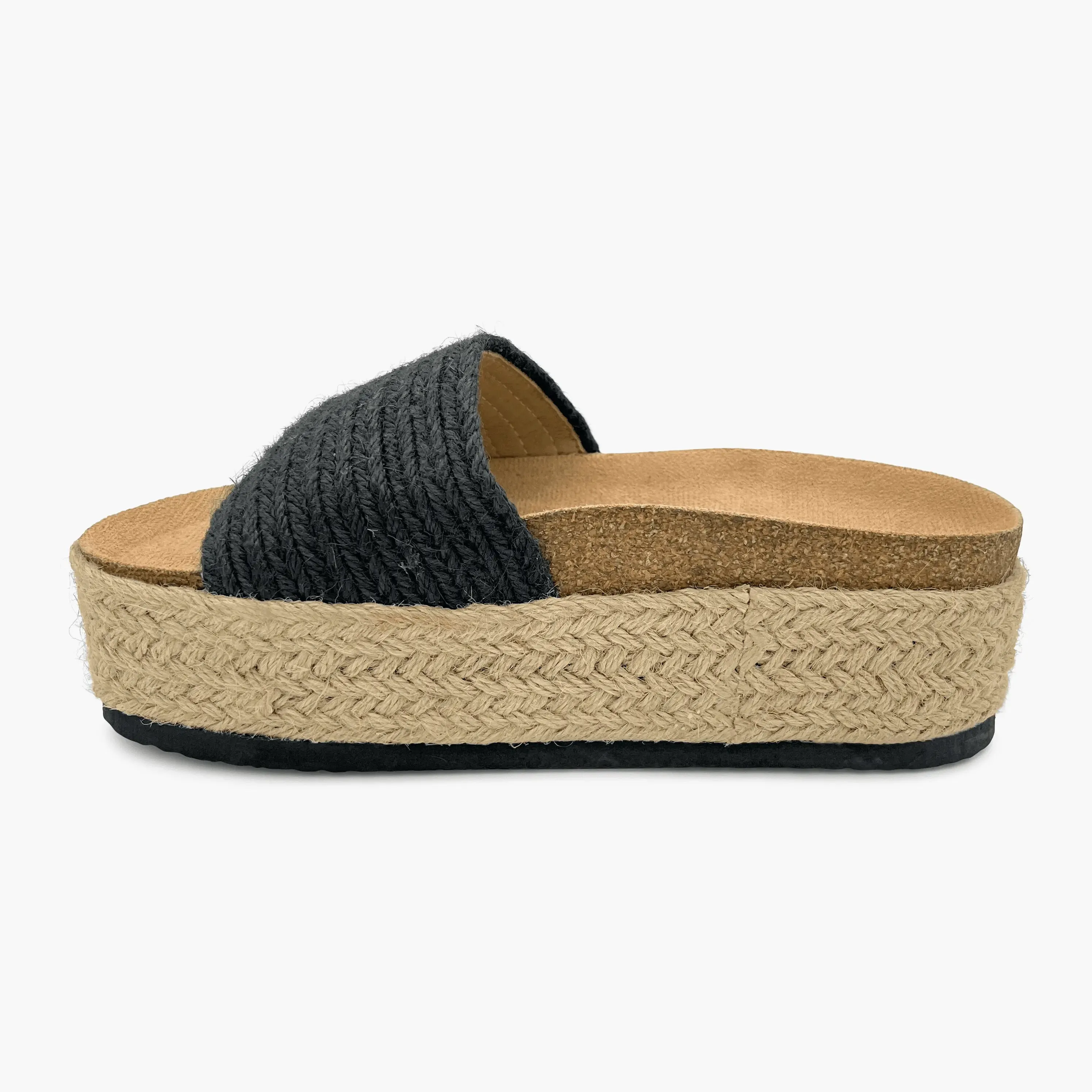 SOFA  SANDALIAS DE ESPARTO CON PLATAFORMA PLANA