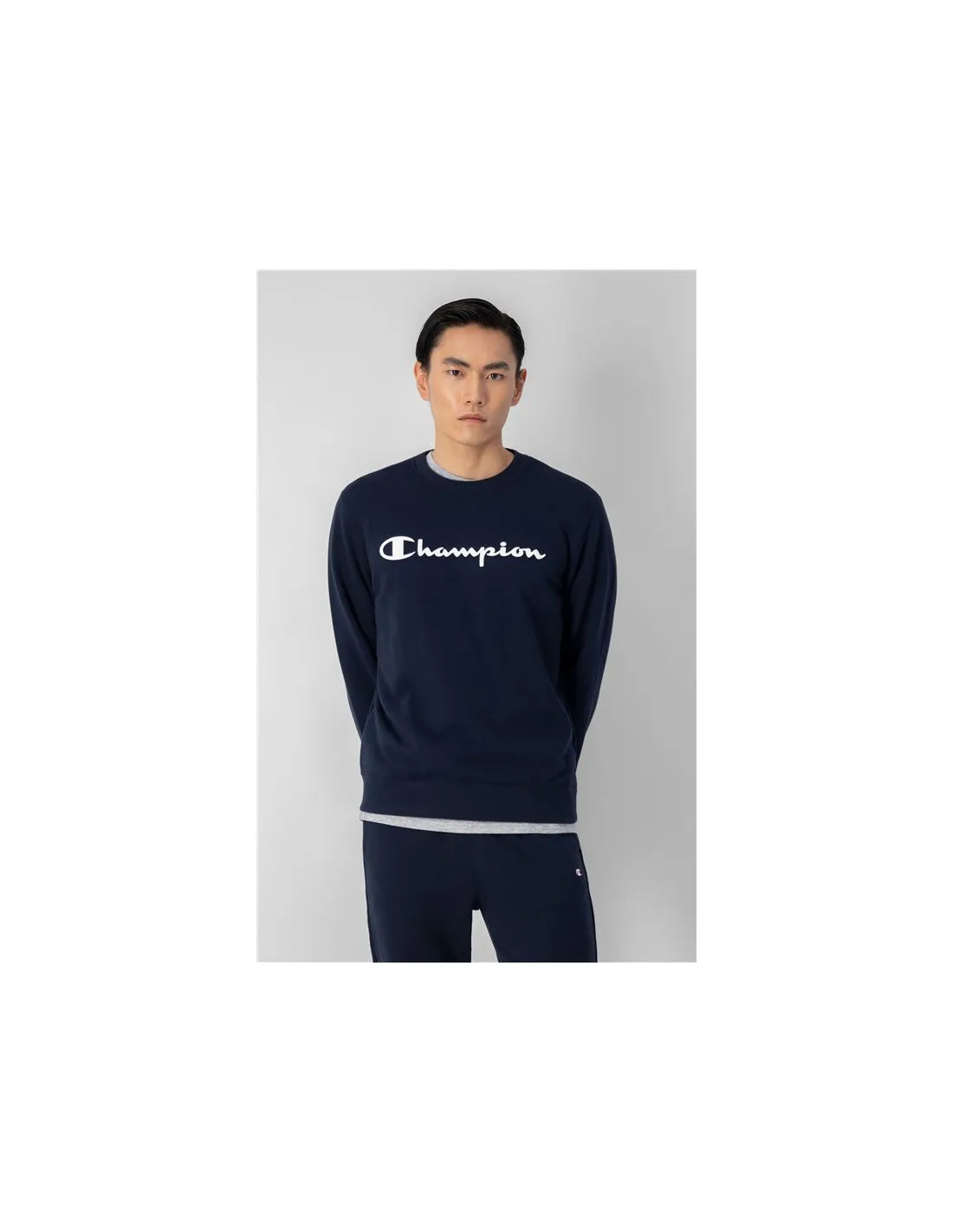 Sudadera Champion Crewneck Sweatshirt Azul Hombre