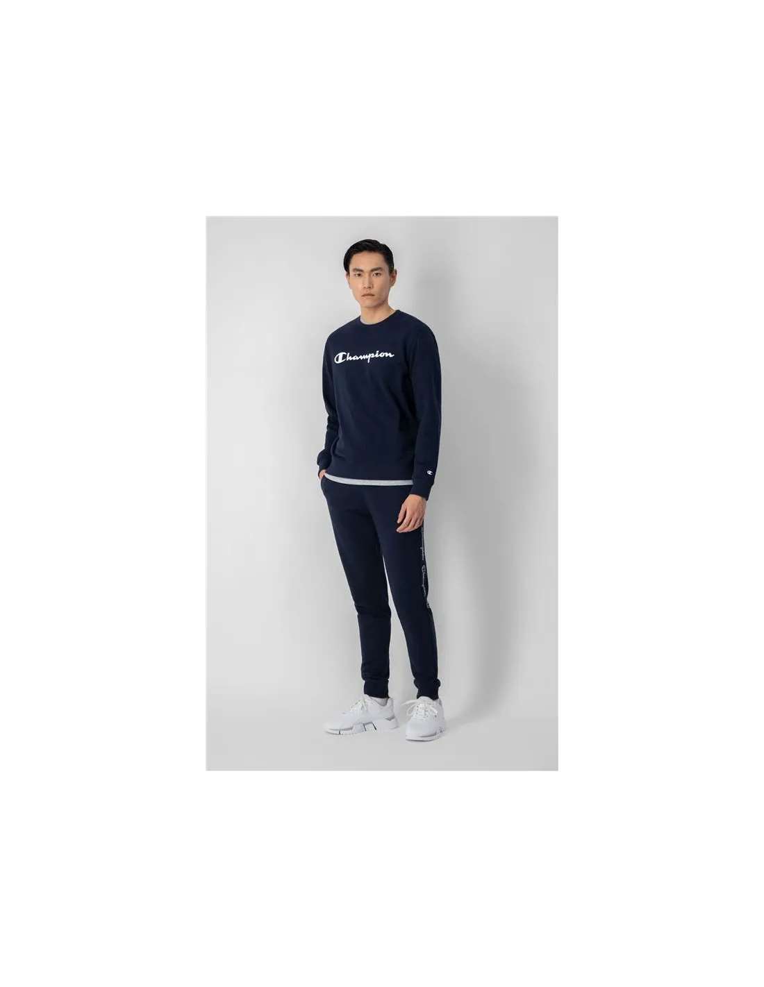 Sudadera Champion Crewneck Sweatshirt Azul Hombre
